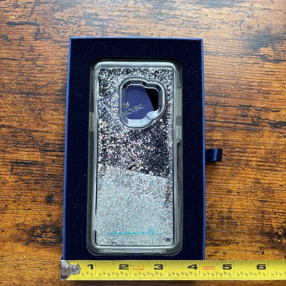 Swarovski Crystal Samsung Galaxy S9 Case Clear Glitter Back Protective Cover In - Picture 7 of 10